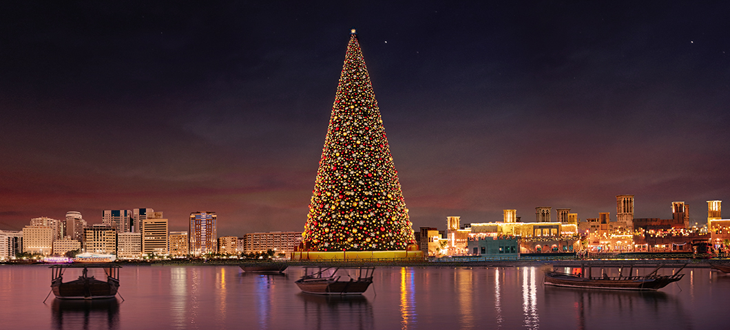 Dubai sparkles with festive cheer as Christmas celebrations light up the city