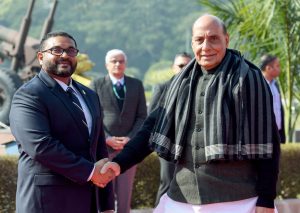 Defence Minister Rajnath Singh highlights strengthening India-Maldives bilateral ties