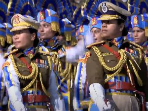 R-Day: All-women marching contingent of CRPF showcases spirit of 'Nari Shakti' at Kartavya Path