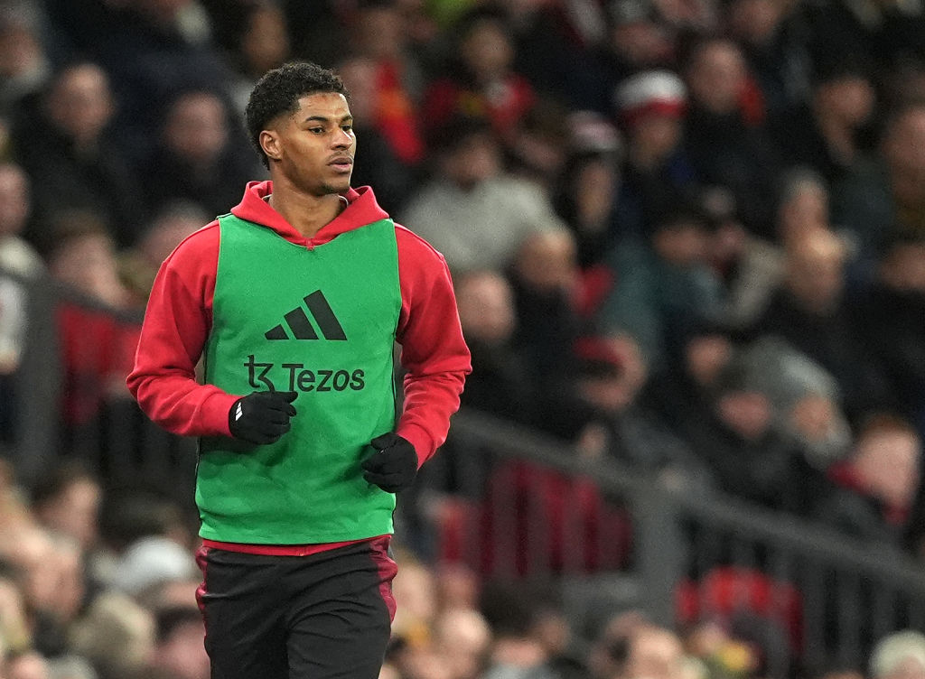 Marcus Rashford out of Manchester United’s trip to Liverpool with illness