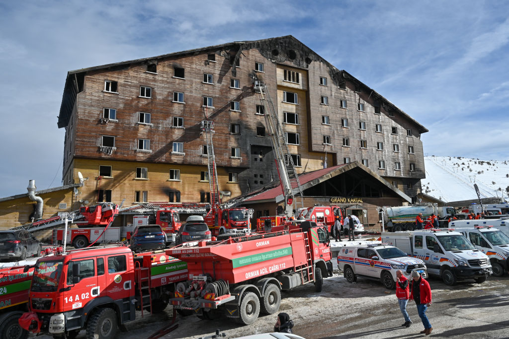 Turkish ski resort fire kills 66, forces guests to jump from windows