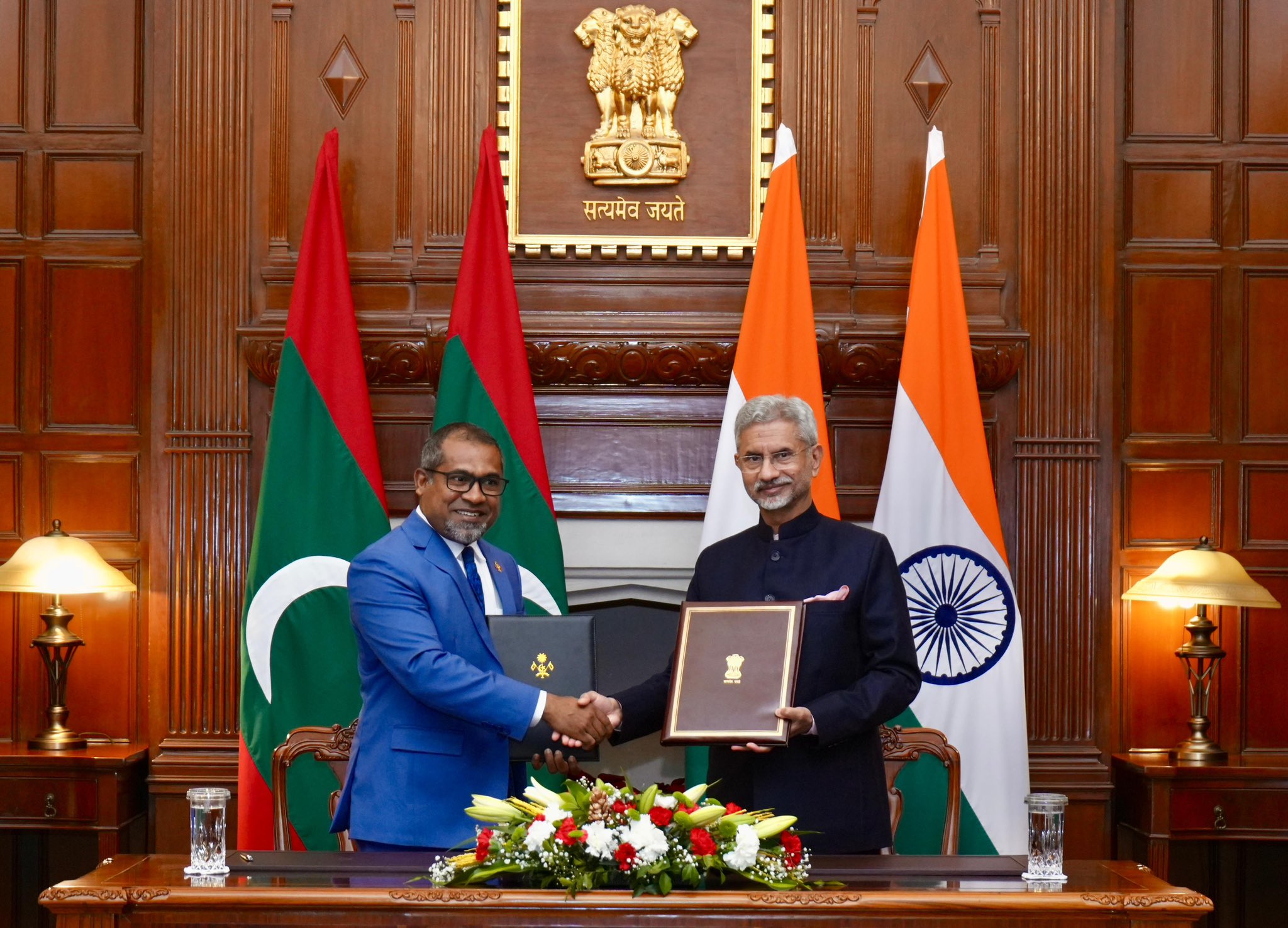 Maldives foreign minister concludes official visit to India