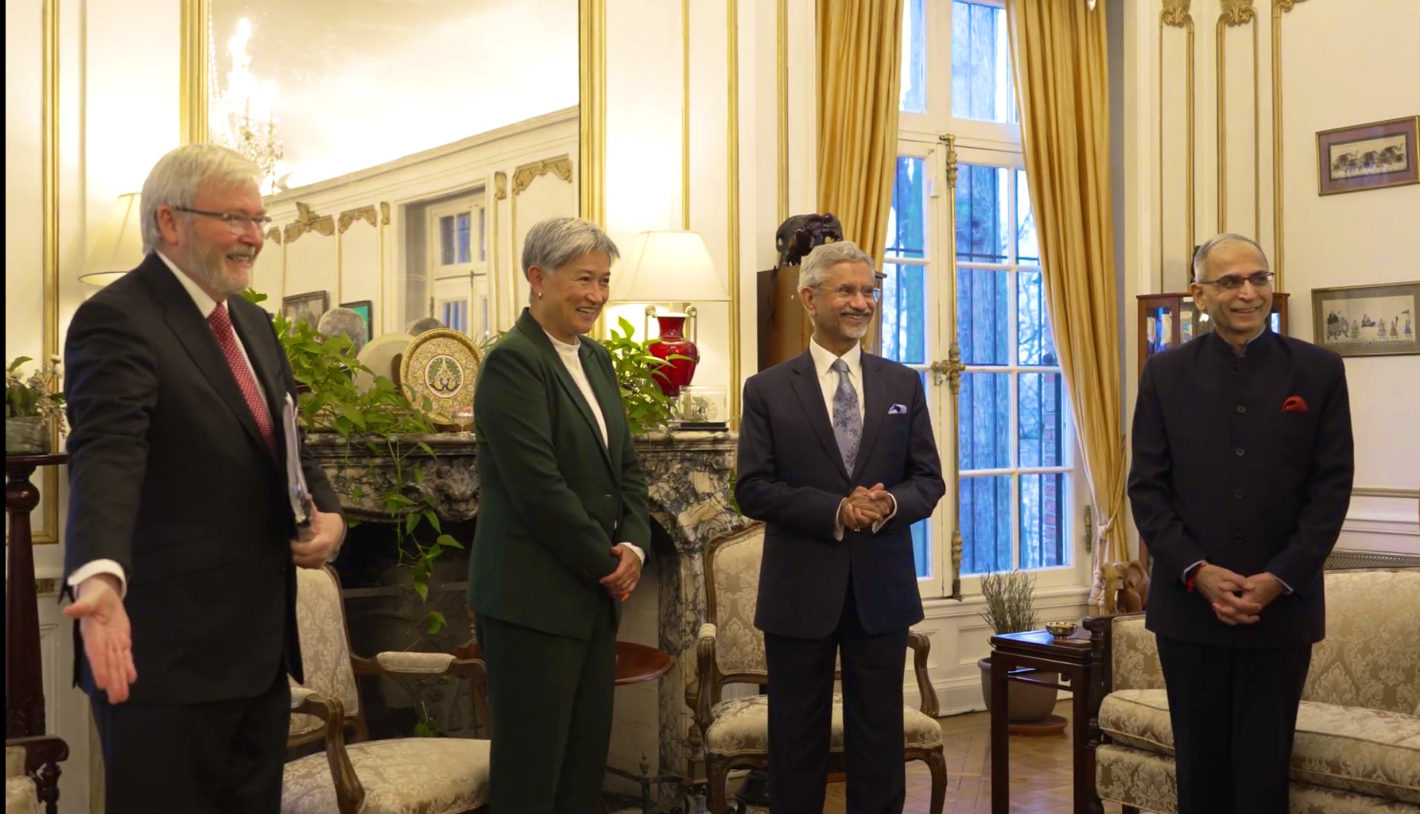 Washington: EAM Jaishankar meets Japan, Australia’s Foreign Ministers, discusses bilateral ties