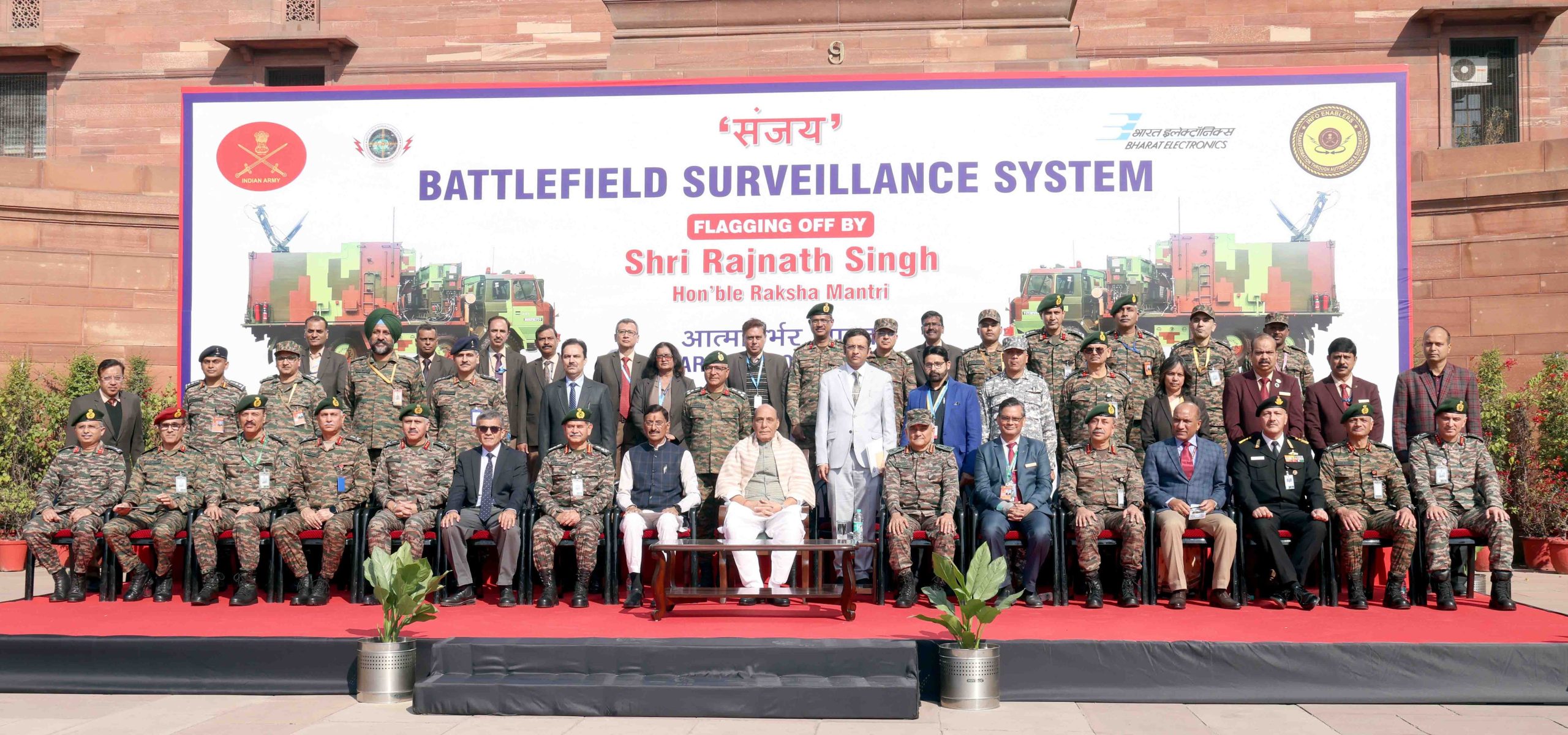 Rajnath Singh launches advanced Battlefield Surveillance System ‘SANJAY’ to boost Army’s reconnaissance capabilities