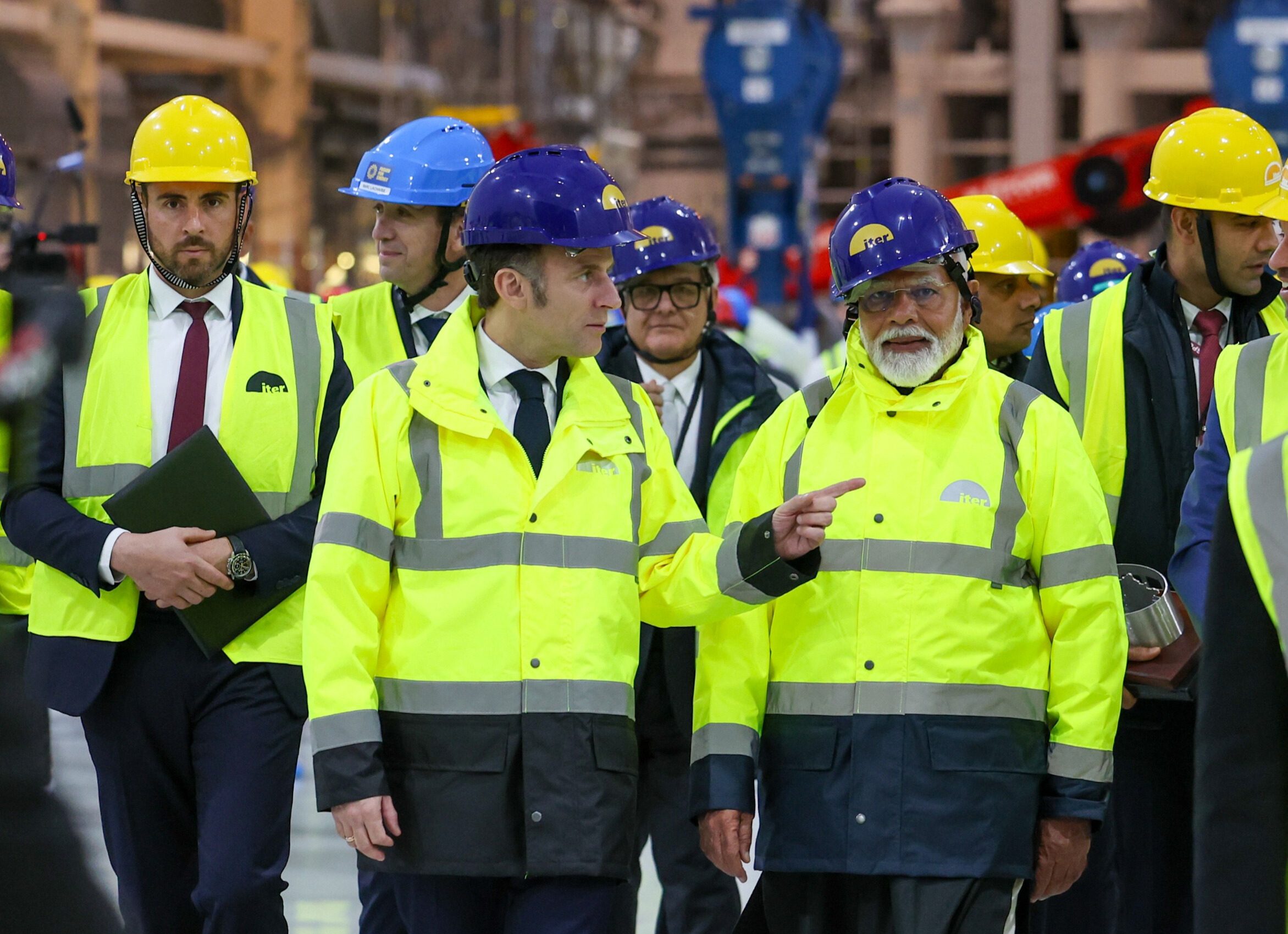 PM Modi, Macron visit Cadarache ITER facility, discuss nuclear cooperation