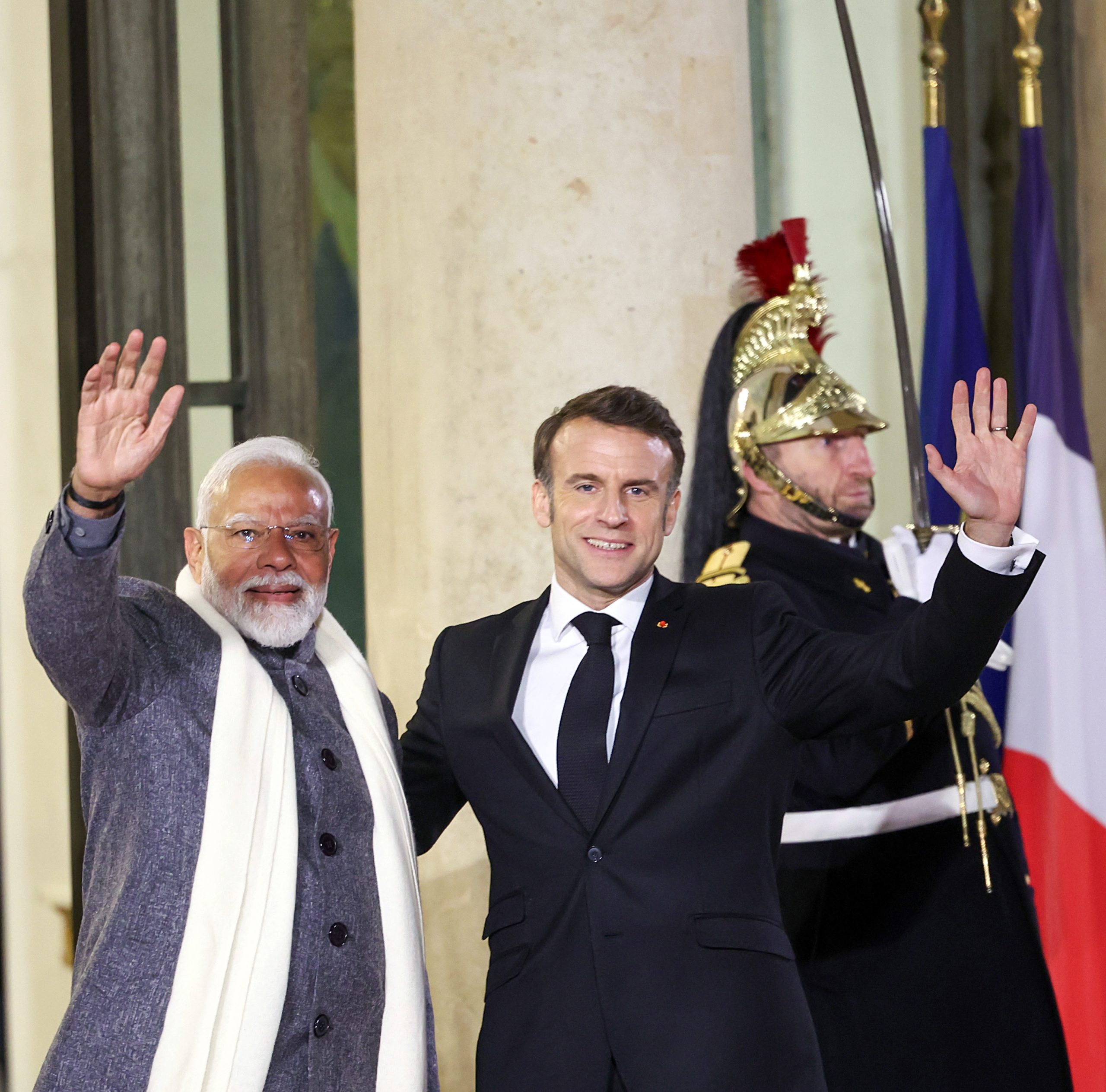 PM Modi receives warm welcome from Macron ahead of AI Summit in Paris