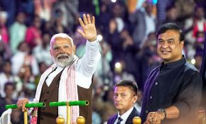 PM Modi congratulates Himanta Biswa Sarma on taking oath as Assam chief minister