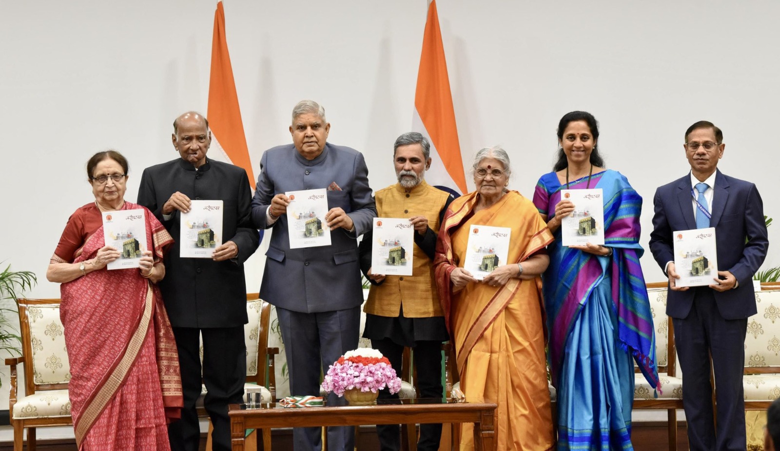 On the eve of the 98th Akhil Bharatiya Marathi Sahitya Sammelan, Vice President Jagdeep Dhankhar, while interacting with the delegates, emphasized the significance of a country’s cultural wealth, with language being its most authentic pillar. He noted that India's vast cultural heritage is unparalleled, stating, "A country is defined by its cultural wealth, its cultural ethos. Bharat, home to one-sixth of humanity, is unique. No country in the world can compare to us, with thousands of years of civilizational ethos." Acknowledging the efforts behind organizing such a significant literary event, he expressed gratitude to the organizers, saying, "It is our bounden duty and, in a sense, a constitutional ordainment from our founding fathers to nurture our culture and languages. This can only be achieved by supporting those who work tirelessly to preserve, disseminate, and expand our literature. I am so happy and delighted that this organization is organizing such a programme; all those associated with it deserve our gratitude." Reflecting on the importance of linguistic freedom in a democratic society, Dhankhar said, "Freedom to think and nurture in our own language is a freedom deeply integrated into our democratic system. I can say with confidence, even from a global perspective, that this is invaluable." He further highlighted Maharashtra’s rich cultural legacy, stating, "Maharashtra is known for its great personalities. If pride is to be defined, it is Maratha pride. If chivalry is to be defined, it is symbolized by Shivaji Maharaj and Rana Pratap." The Vice President also underscored the profound role of language, adding, "Language is not just about literature; it transcends it. Literature reflects the contemporaneous scenario, the challenges of the time, and encapsulates knowledge and wisdom."