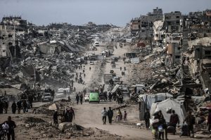 Trump says Israel would hand over Gaza after fighting is over, no US troops needed