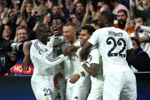 Champions League: Mbappe's hat-trick powers holders Real Madrid into last-16