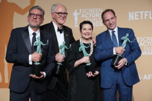 'Conclave,' Chalamet win at SAG Awards, setting up Oscars battle