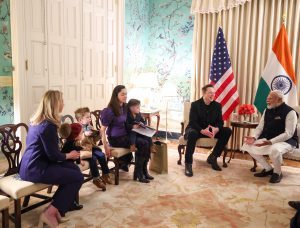 Delight to meet Elon Musk's family": PM Modi after call by Tesla CEO accompanied by his kids