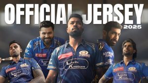 Mumbai Indians unveil jersey ahead of IPL 2025, retains iconic blue and gold palette