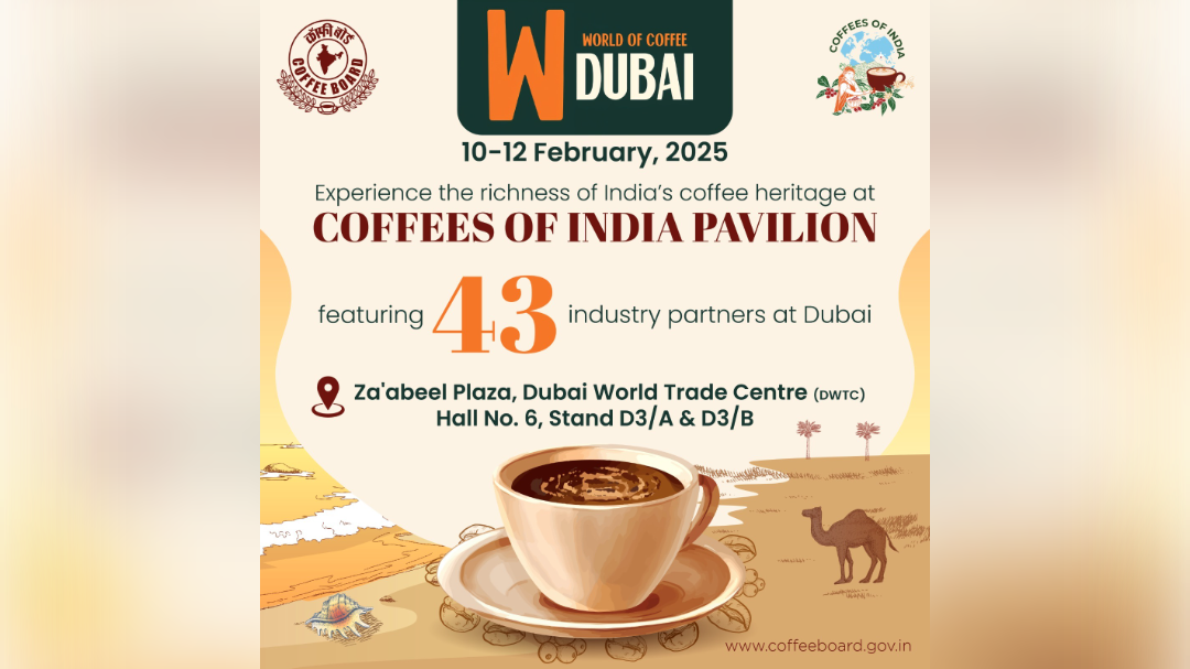 India showcases premium coffee at World of Coffee Dubai 2025