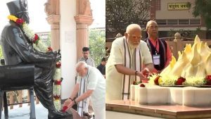 PM Modi pays tribute to RSS founder Hedgewar in Nagpur
