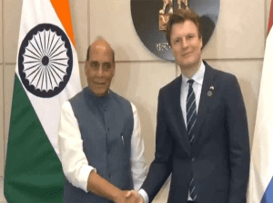 Rajnath Singh holds talks with Netherlands counterpart Ruben Brekelmans