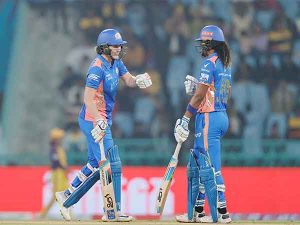 WPL 2025: Kerr's five-wicket haul, Matthews' half-century power Mumbai Indians to six-wicket win over UP Warriorz