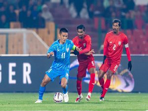 Sunil Chhetri scores 95th international goal in India’s 3-0 win over Maldives