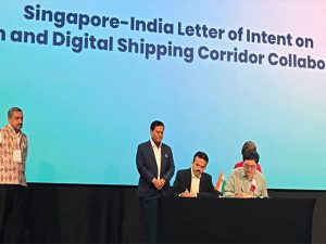 India, Singapore sign Letter of Intent (LOI) on Green Shipping & Digital Corridor Collaboration