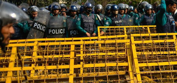 Bangladesh police use tear gas to disperse Islamist march in Dhaka