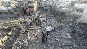 At least 70 Palestinians killed in Israeli strikes across Gaza, health authorities say