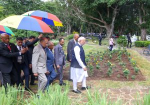 Happy that Ayurveda is gaining popularity in Mauritius": PM Modi visits Ayurveda Garden developed in collaboration with India