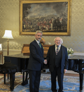 EAM Jaishankar meets Ireland President Michael Higgins