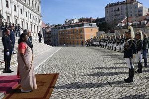 President Murmu visits Portuguese Parliament, discusses strengthening bilateral ties