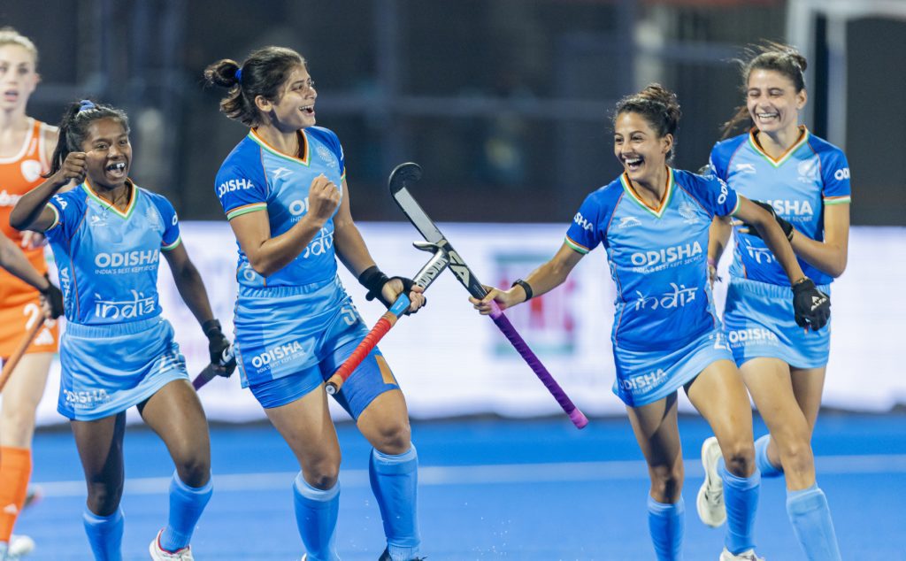Indian Women's And Men's hockey team