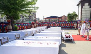 HM Shah, J&K leaders pay tribute to Pahalgam terror attack victims in Srinagar