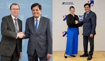 Goyal holds talks in Oslo to strengthen India-Norway trade & investment ties