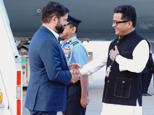 Chilean President Boric arrives in India for 5-Day state visit, set to meet PM Modi