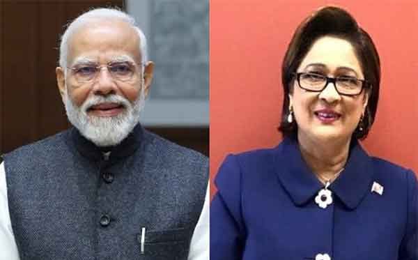 PM Modi congratulates Kamla Persad-Bissessar on Trinidad and Tobago election victory