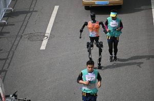 China pits humanoid robots against humans in half-marathon