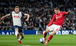 Chris Wood on target as Forest beat Tottenham to go third