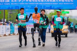 China pits humanoid robots against humans in half-marathon