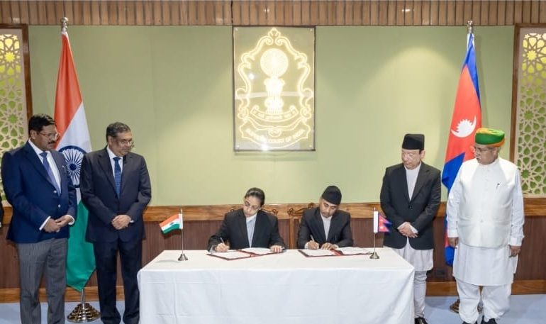 India, Nepal Supreme Courts sign MoU to enhance judicial cooperation