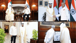 S Jaishankar welcomes Crown Prince of Dubai on his first official visit to India