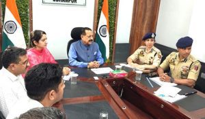 Union Minister Jitendra Singh reviews security arrangements during visit to Udhampur