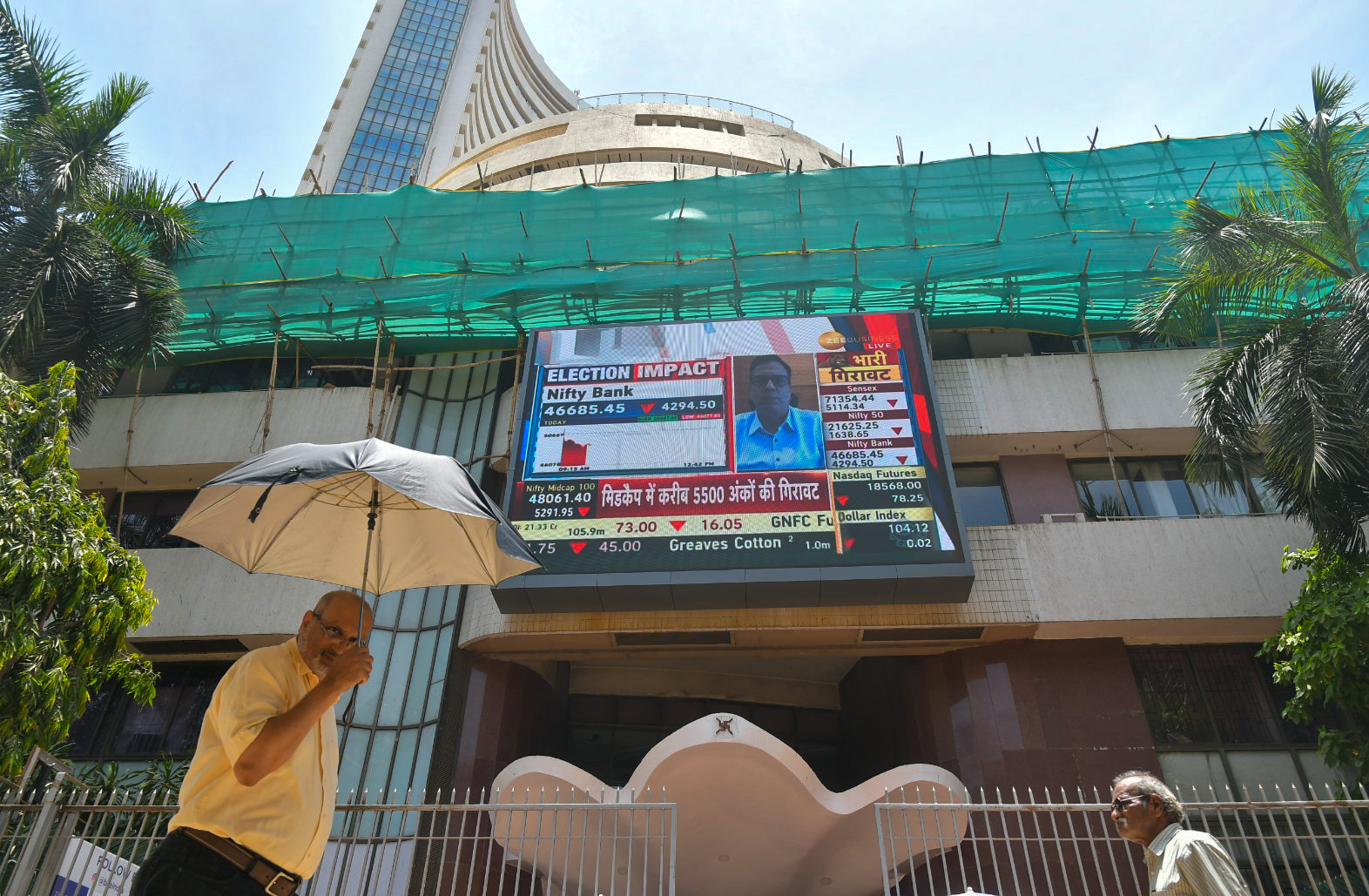 Sensex jumps 1,200 points, Nifty closes above 25,000 on trade optimism