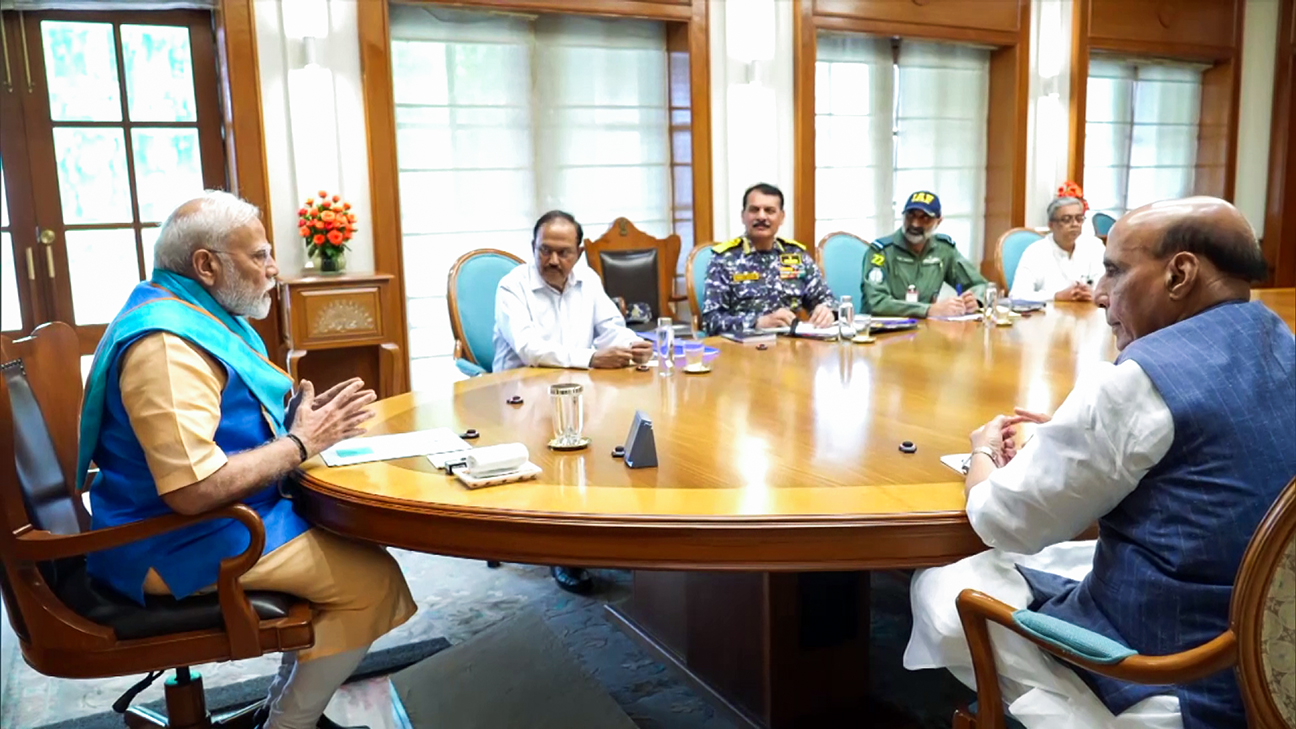 PM Modi chairs high-level meeting with Defence Minister Rajnath Singh, CDS and armed forces chiefs