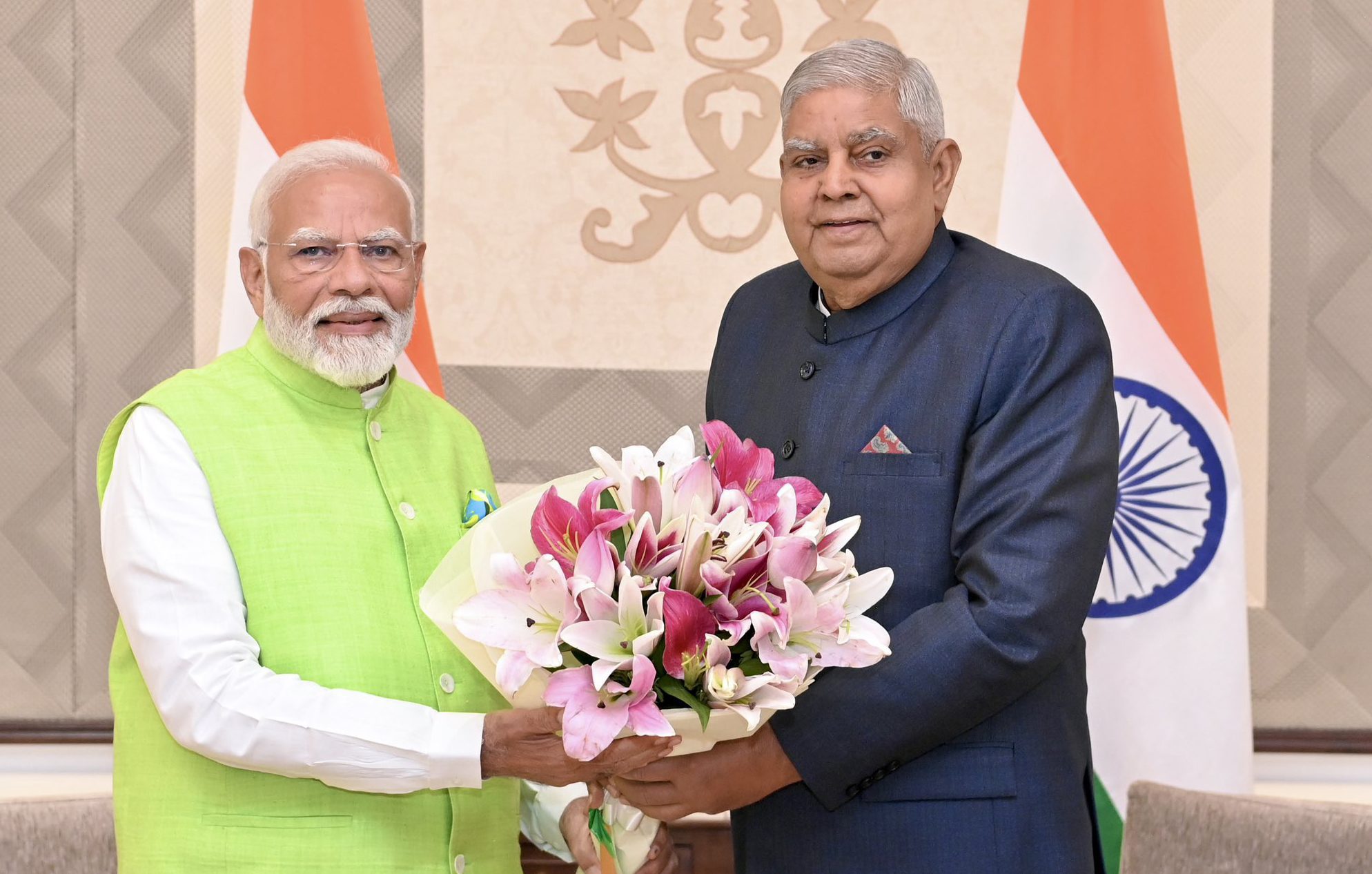 President Murmu, PM Modi extend birthday greetings to Vice President Jagdeep Dhankhar