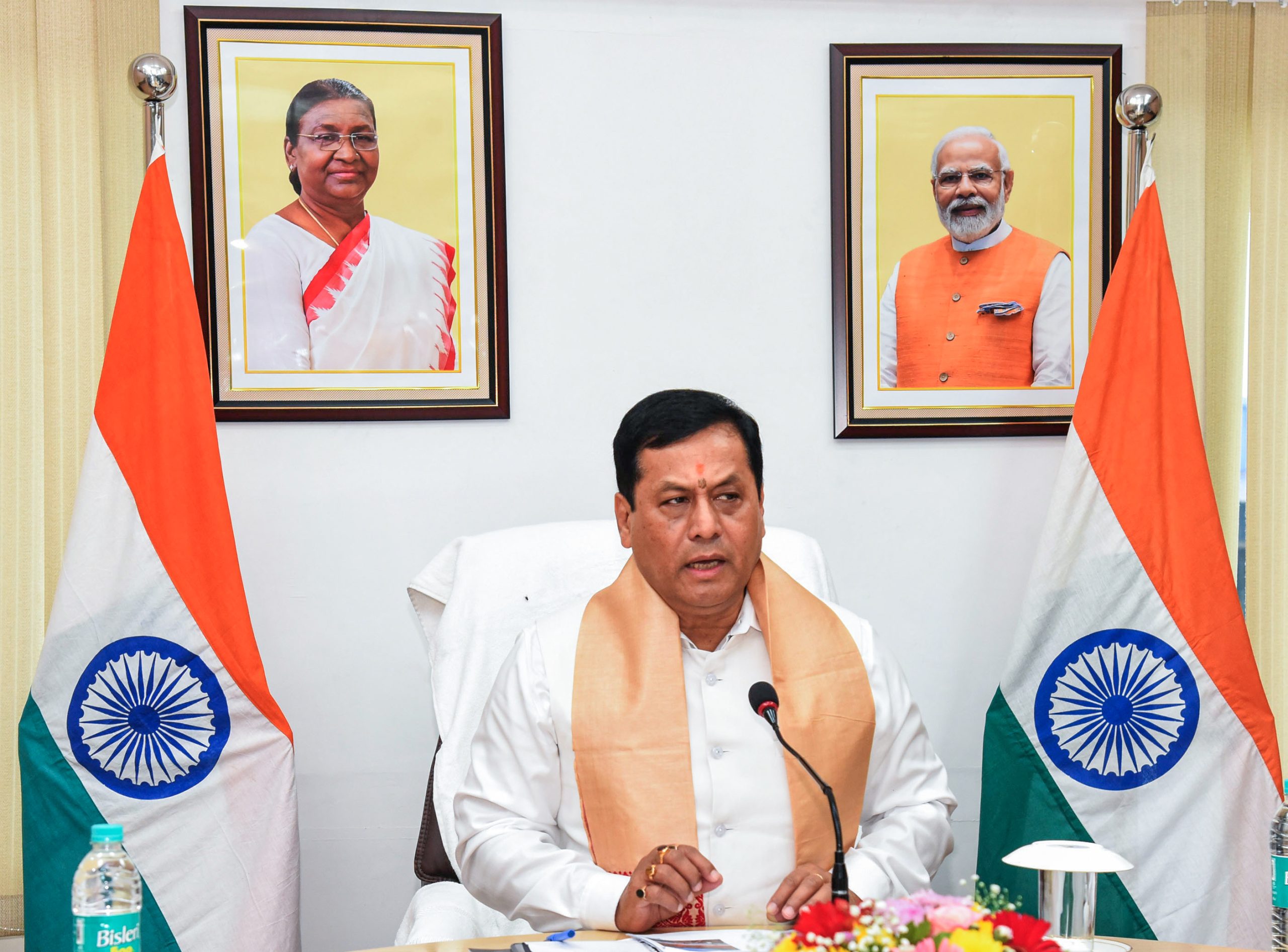 Sonowal reviews inland waterways projects in Assam and Northeast; Rs.1,500 cr projects in pipeline to boost maritime growth