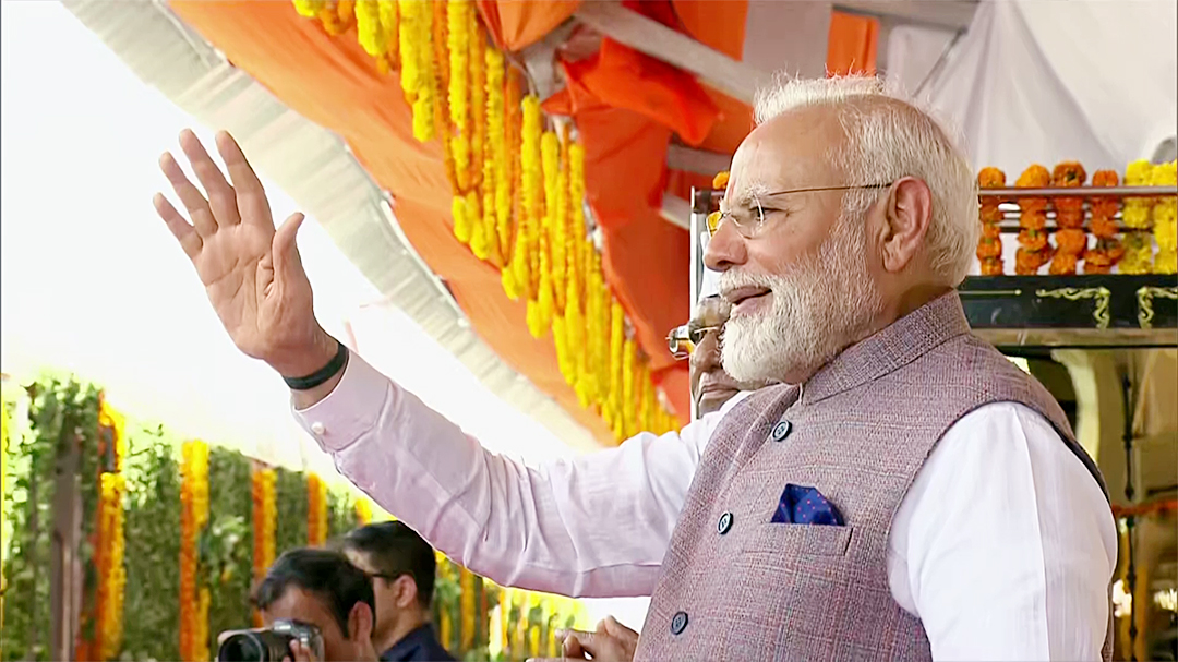 Extremely delighted to be in this great city: PM Modi expresses gratitude to Vadodara after roadshow