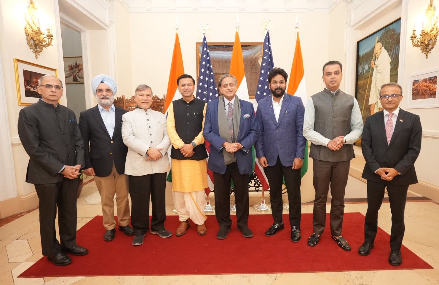 MPs team led by Tharoor begins anti-terrorism ‘peace mission’ 