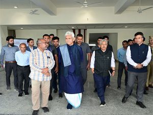 J&K LG Manoj Sinha visits Srinagar transit camp to oversee Amarnath Yatra arrangements