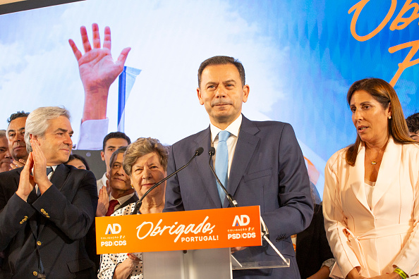 Portugal’s far-right wins record support as centre-right falls short of majority