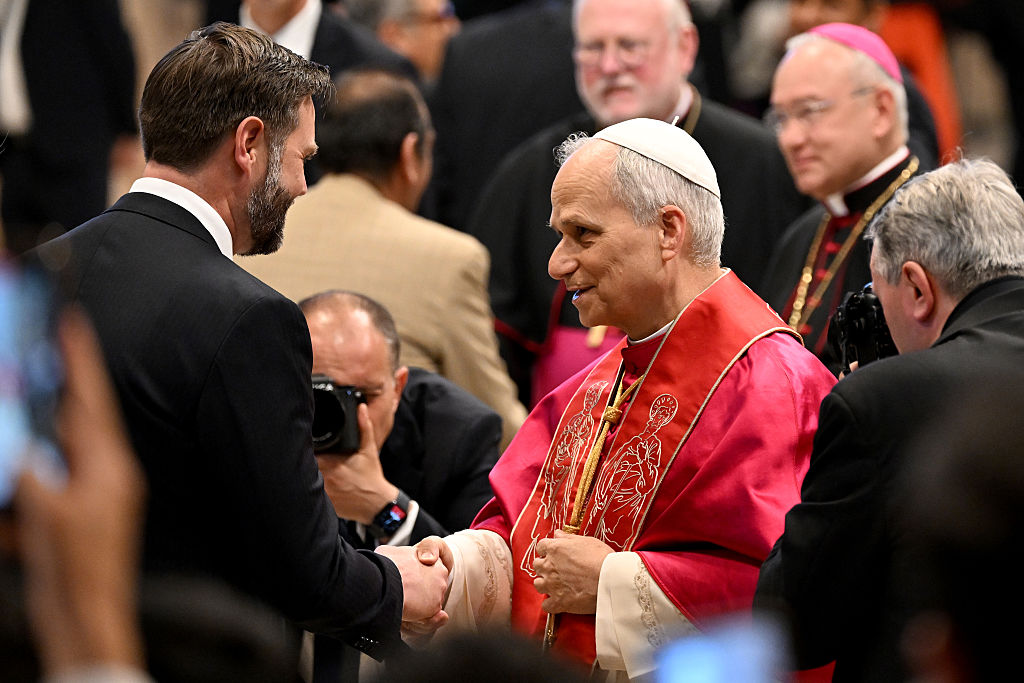 US Vice President meets Pope Leo, an American known for past criticism of Trump