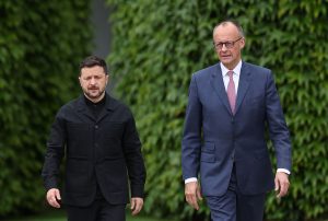 Ukraine's Zelenskiy lands in Berlin for talks with Merz on ending the war