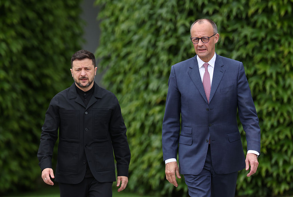 Ukraine’s Zelenskiy lands in Berlin for talks with Merz on ending the war